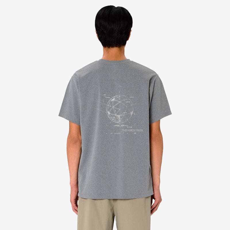 ザ・ノース・フェイスTHENORTHFACEランニングトレーニングウェア半袖TシャツショートスリーブブループリントグラフィックティーNT32688-Zメンズ男性26SS春夏