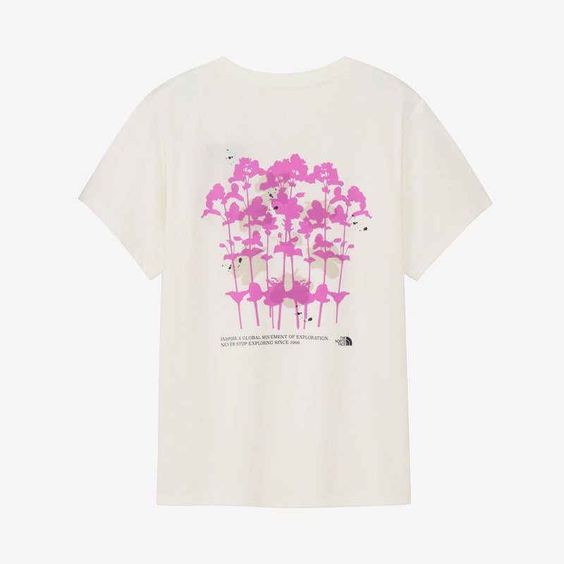ザ・ノース・フェイスTHENORTHFACEランニングトレーニングウェア半袖TシャツショートスリーブフラワーグラフィックティーNTW32687-GSレディース女性26SS春夏