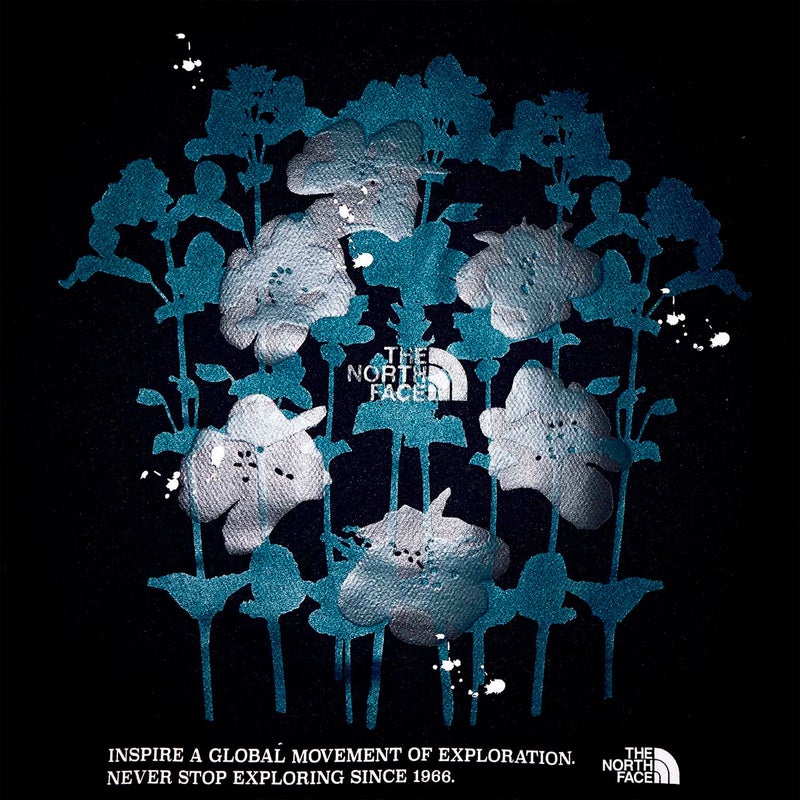 ザ・ノース・フェイスTHENORTHFACEランニングトレーニングウェア半袖TシャツショートスリーブフラワーグラフィックティーNTW32687-Kレディース女性26SS春夏