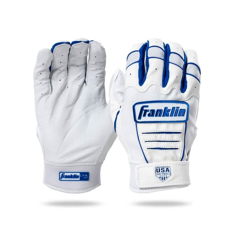 フランクリンFranklinベースボール野球ソフトボールグローブ手袋バッティング手袋CFXPROFASTPICHWHITE/ROYALLADIE'SMODEL20715レディース女性