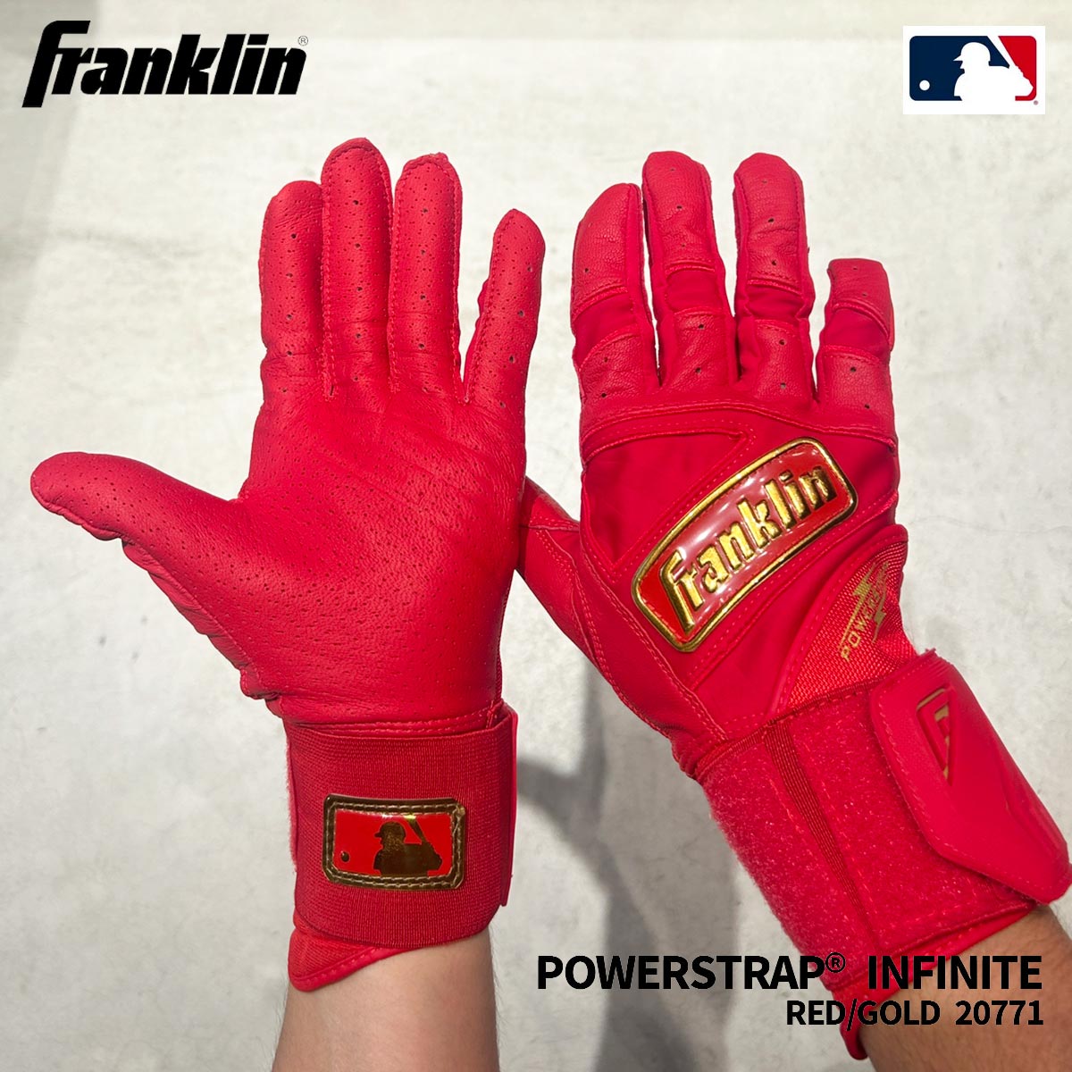 フランクリン Franklin Infinite Hi-Lite Powerstrap Batting Gloves