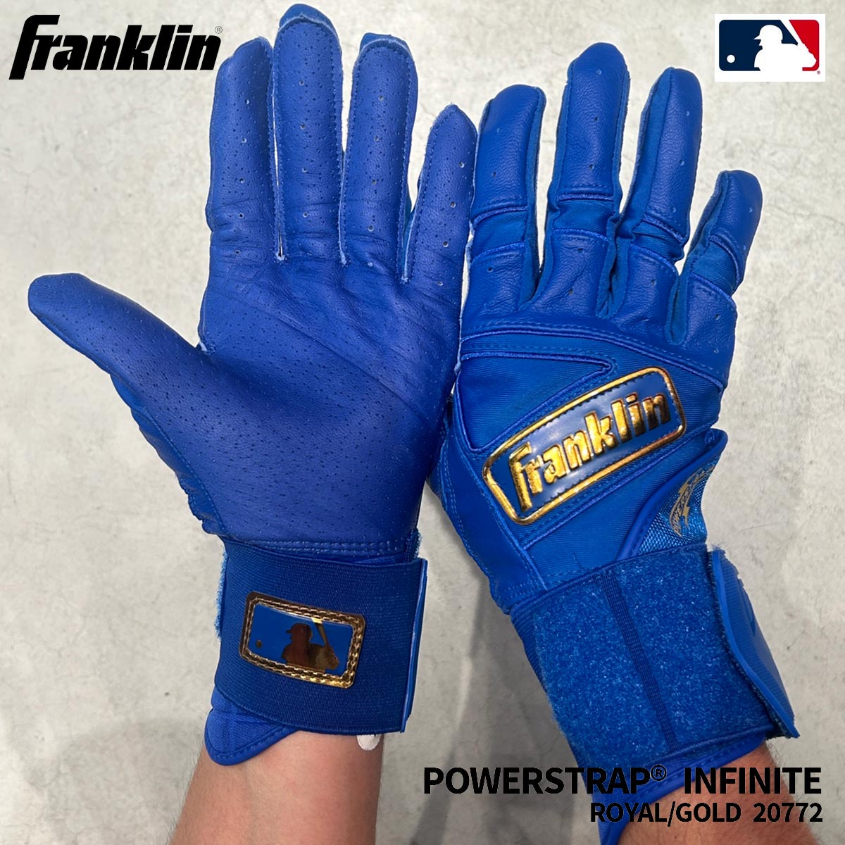 フランクリン Franklin Infinite Hi-Lite Powerstrap Batting Gloves