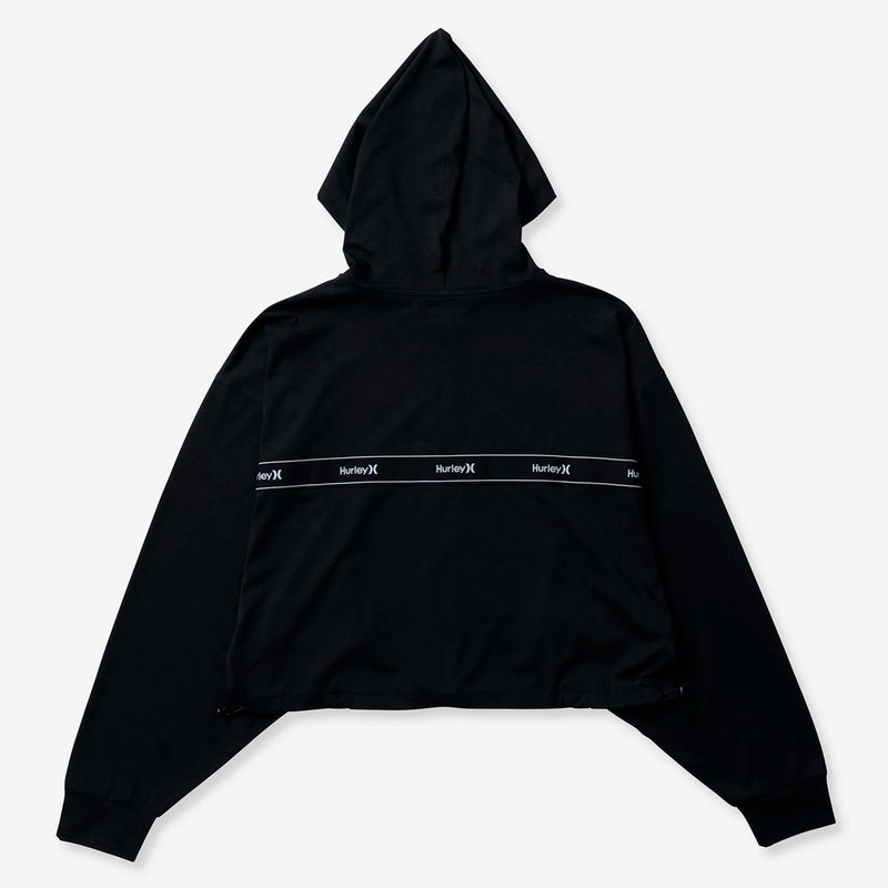 ハーレーHurleyサーフィンサーフウェアスウェットパーカージャガードバンドドルマンフーディーJACQUARDBANDDOLMANHOODIEWFF2320034レディース女性25SP春夏