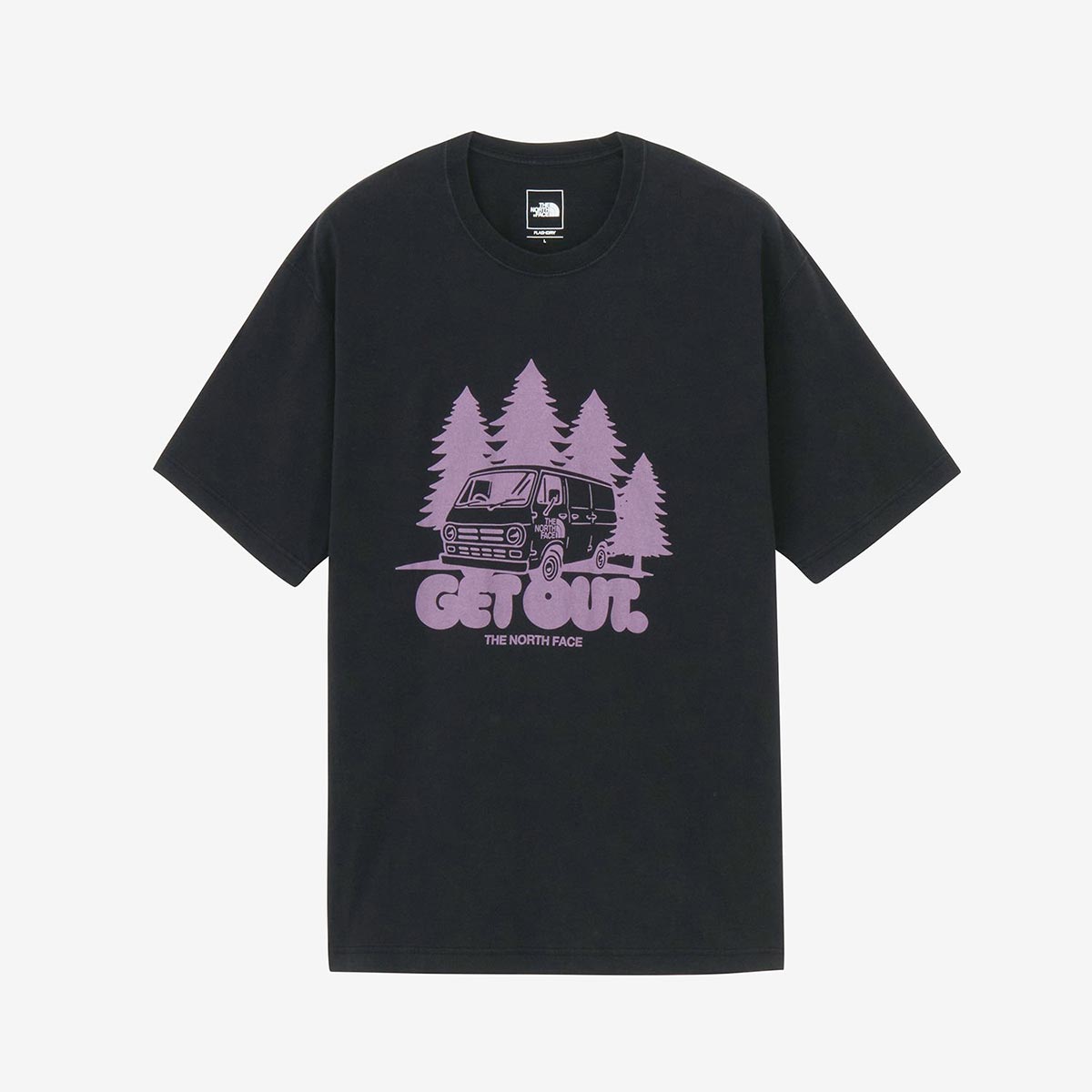 ザ・ノース・フェイスTHENORTHFACEアウトドアカジュアルウェア半袖TシャツショートスリーブゲットアウトティーNT32642-Kメンズレディースユニセックス26SP春夏