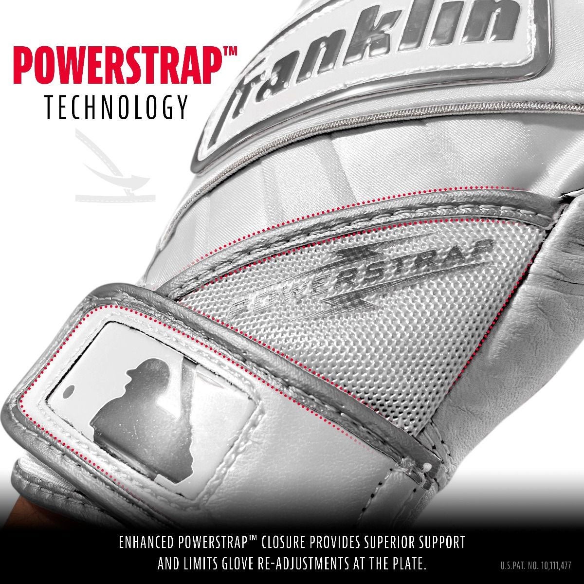 フランクリンFranklinベースボール野球ソフトボールグローブ手袋パワーストラップクロムバッティング手袋両手用20491メンズレディースユニセックス24SP春夏