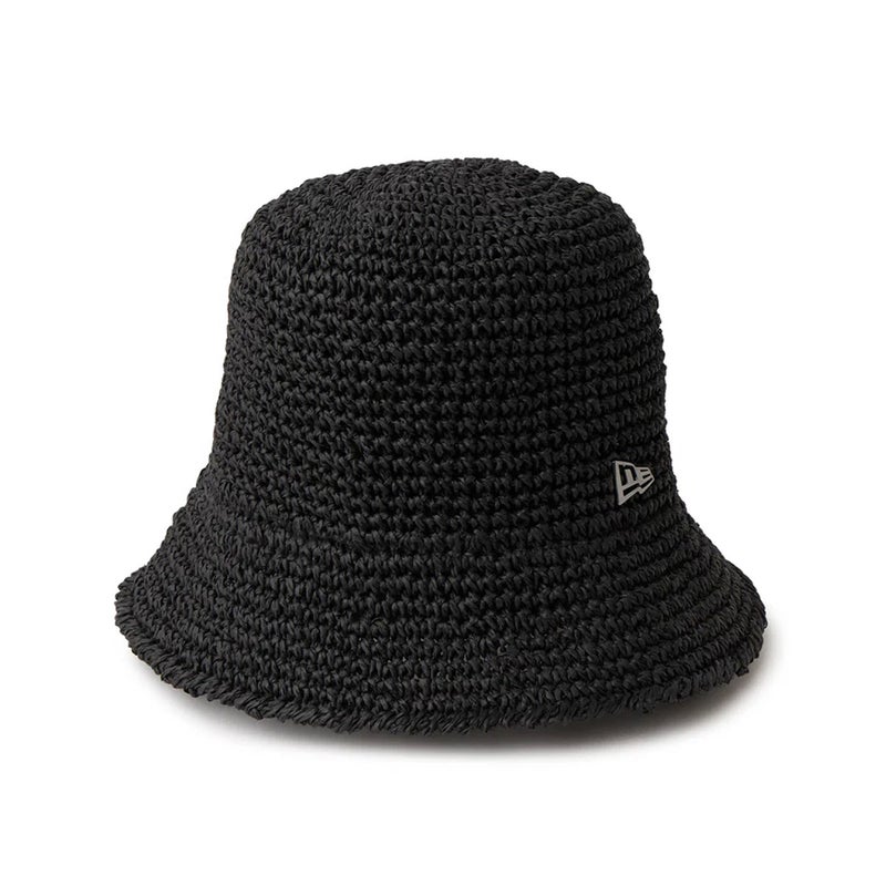 ニューエラNEWERAアウトドアカジュアル帽子ハットバケット01セーラーブリムPaperCrochetHatブラック14744759メンズレディースユニセックス26SP春夏