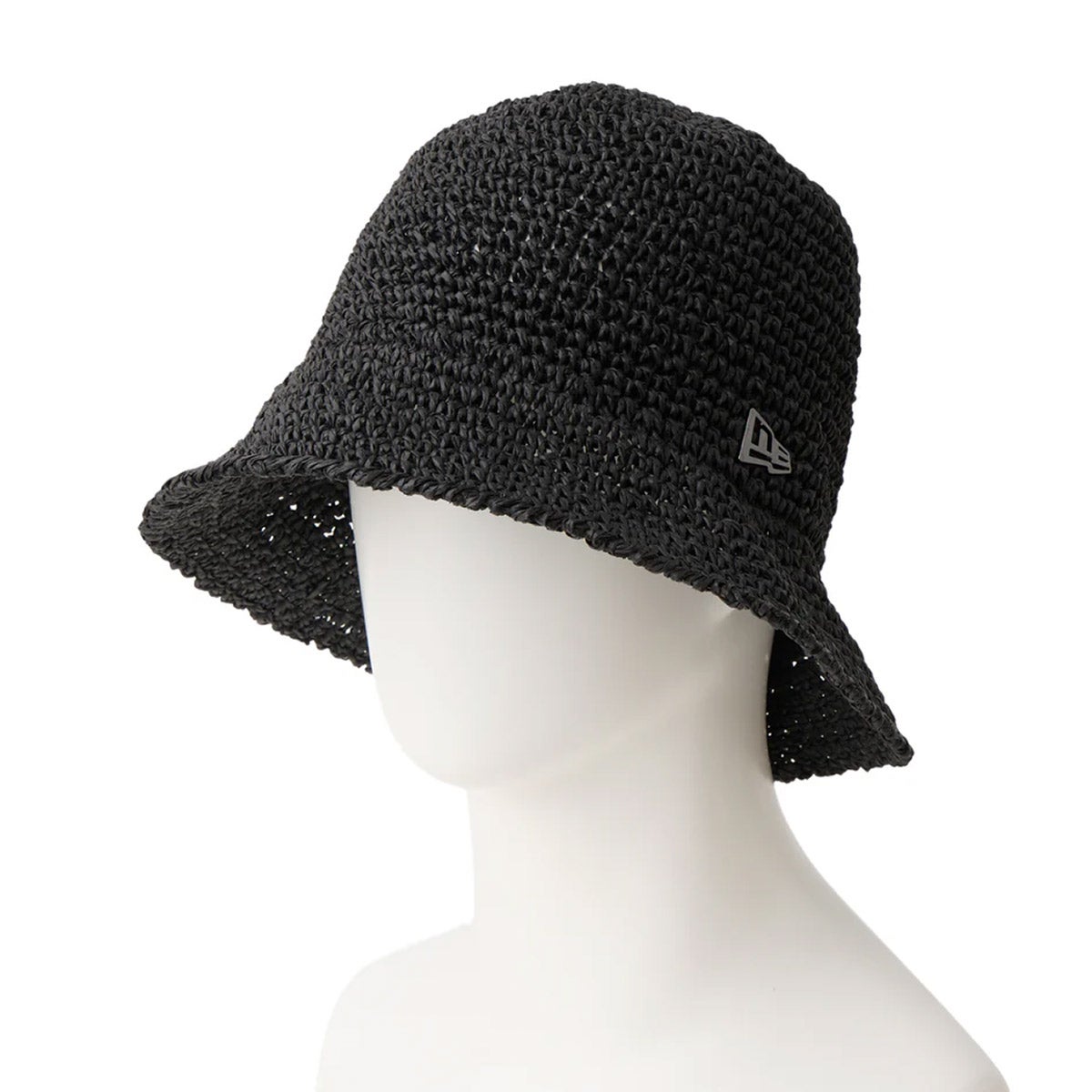 ニューエラNEWERAアウトドアカジュアル帽子ハットバケット01セーラーブリムPaperCrochetHatブラック14744759メンズレディースユニセックス26SP春夏