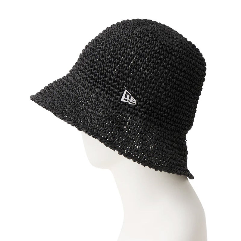 ニューエラNEWERAアウトドアカジュアル帽子ハットバケット01セーラーブリムPaperCrochetHatブラック14744759メンズレディースユニセックス26SP春夏