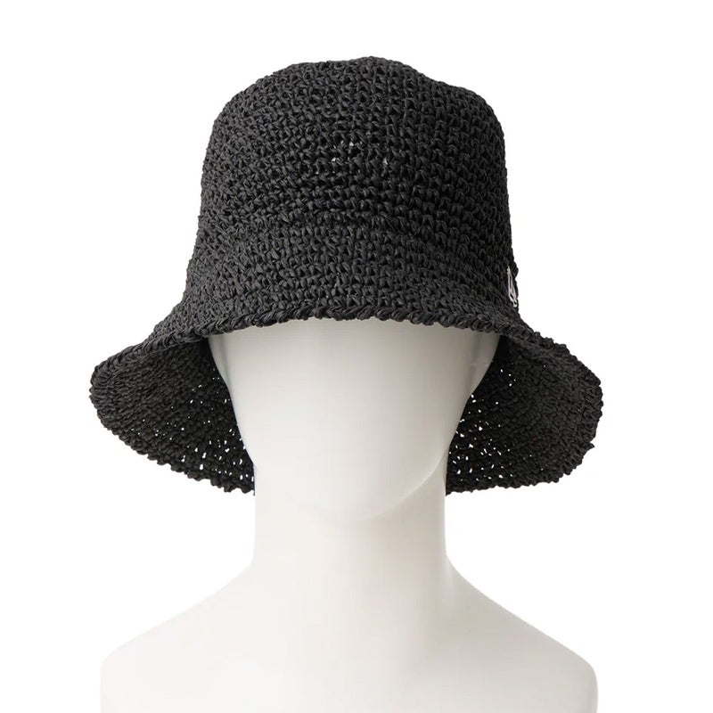 ニューエラNEWERAアウトドアカジュアル帽子ハットバケット01セーラーブリムPaperCrochetHatブラック14744759メンズレディースユニセックス26SP春夏