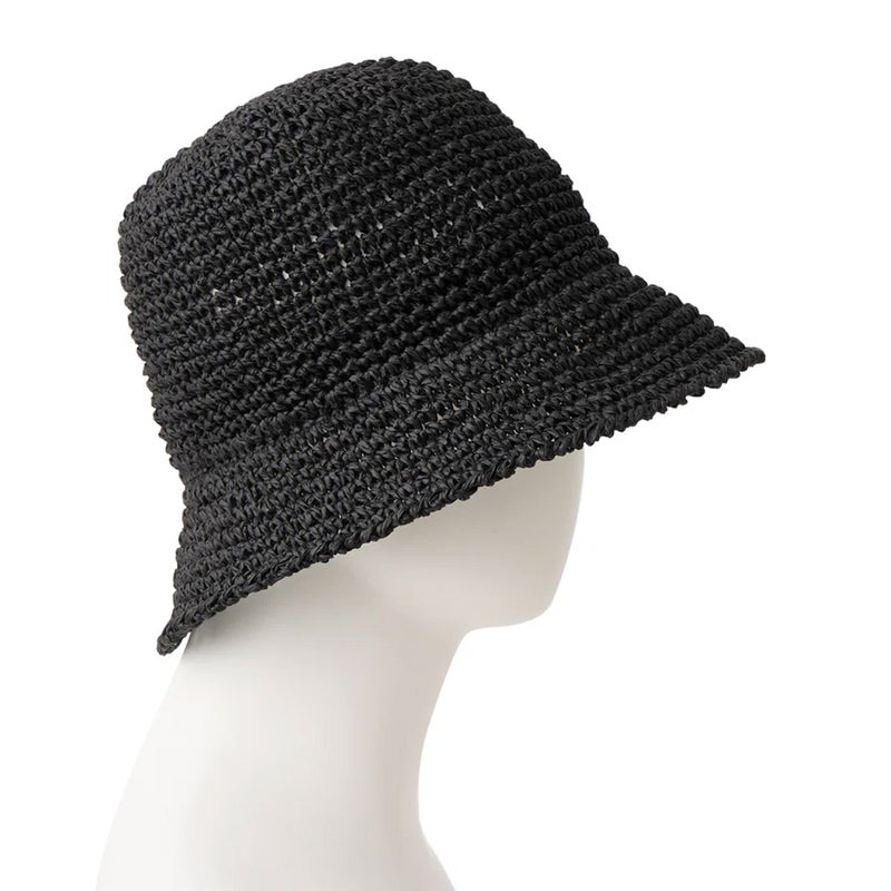 ニューエラNEWERAアウトドアカジュアル帽子ハットバケット01セーラーブリムPaperCrochetHatブラック14744759メンズレディースユニセックス26SP春夏