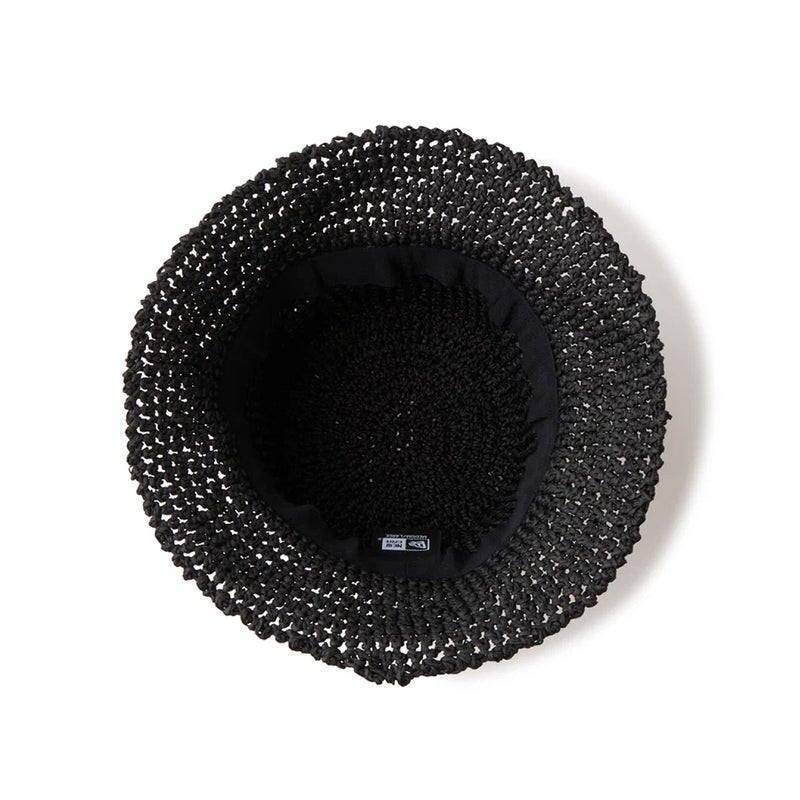 ニューエラNEWERAアウトドアカジュアル帽子ハットバケット01セーラーブリムPaperCrochetHatブラック14744759メンズレディースユニセックス26SP春夏