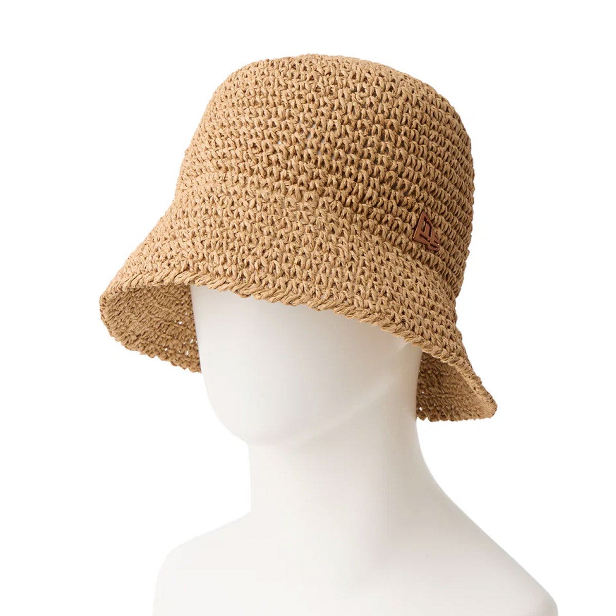 ニューエラNEWERAアウトドアカジュアル帽子ハットバケット01セーラーブリムPaperCrochetHatベージュ14744760メンズレディースユニセックス26SP春夏