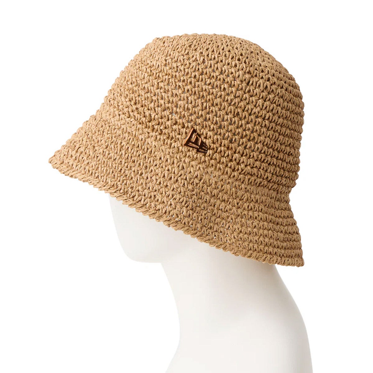 ニューエラNEWERAアウトドアカジュアル帽子ハットバケット01セーラーブリムPaperCrochetHatベージュ14744760メンズレディースユニセックス26SP春夏