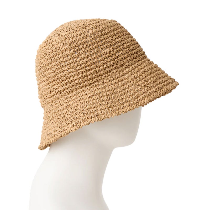 ニューエラNEWERAアウトドアカジュアル帽子ハットバケット01セーラーブリムPaperCrochetHatベージュ14744760メンズレディースユニセックス26SP春夏