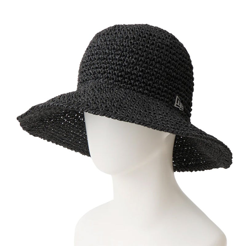 ニューエラNEWERAアウトドアカジュアル帽子ハットアドベンチャーワイドブリムPaperCrochetHatブラック14744801メンズレディースユニセックス26SP春夏