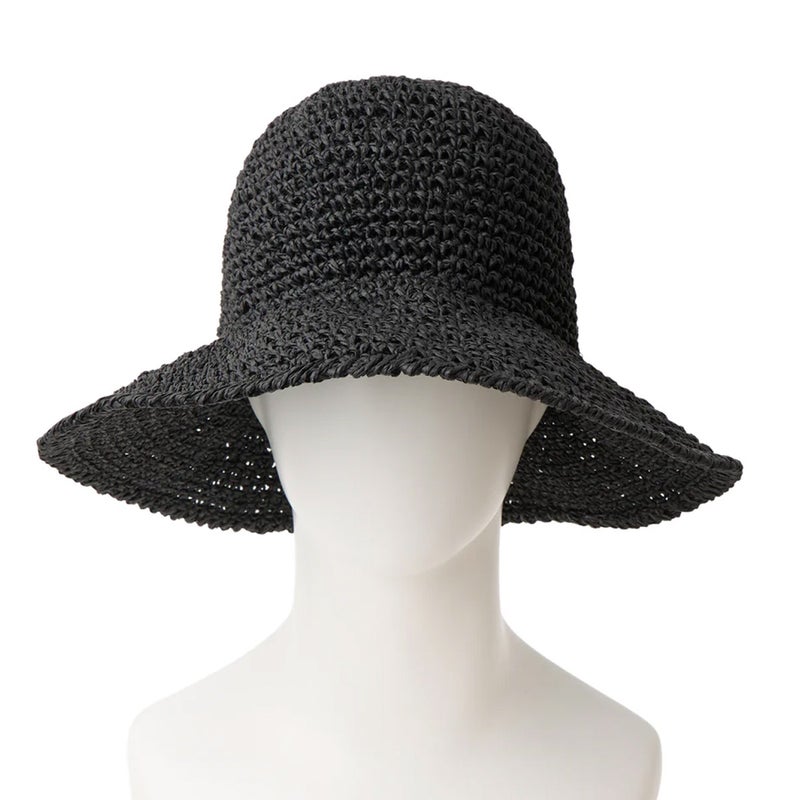 ニューエラNEWERAアウトドアカジュアル帽子ハットアドベンチャーワイドブリムPaperCrochetHatブラック14744801メンズレディースユニセックス26SP春夏