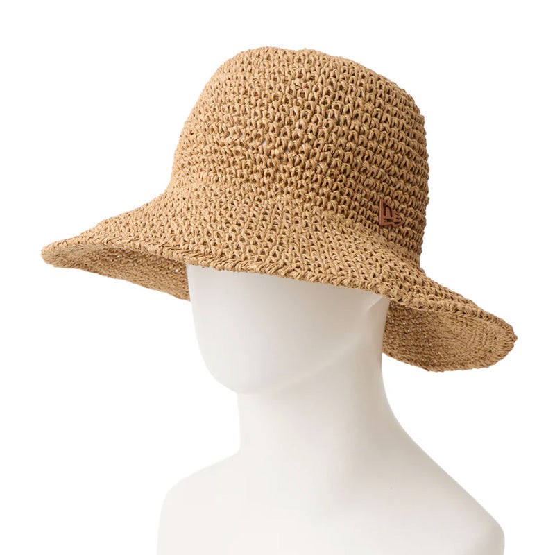 ニューエラNEWERAアウトドアカジュアル帽子ハットアドベンチャーワイドブリムPaperCrochetHatベージュ14744802メンズレディースユニセックス26SP春夏
