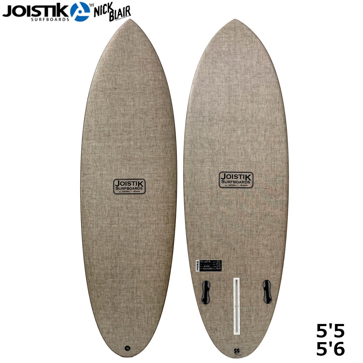 ジョイスティック JOISTIK ショートボード TACO CLASSIC FLAX BOX SIDE