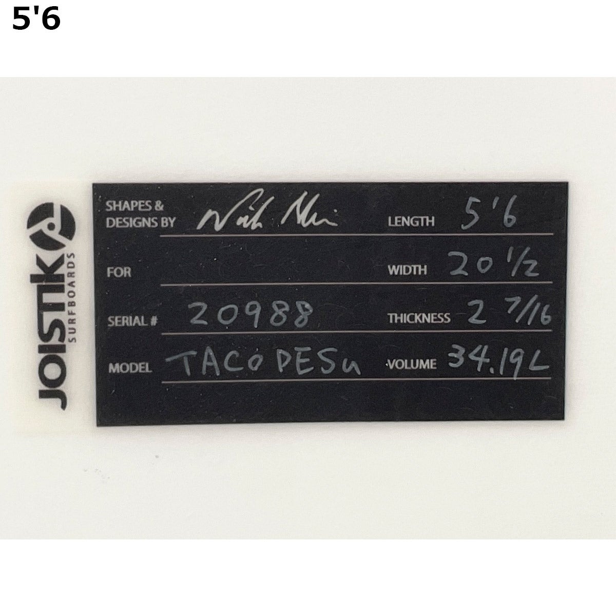 ジョイスティック JOISTIK ショートボード TACO DESU KARBO LOAD