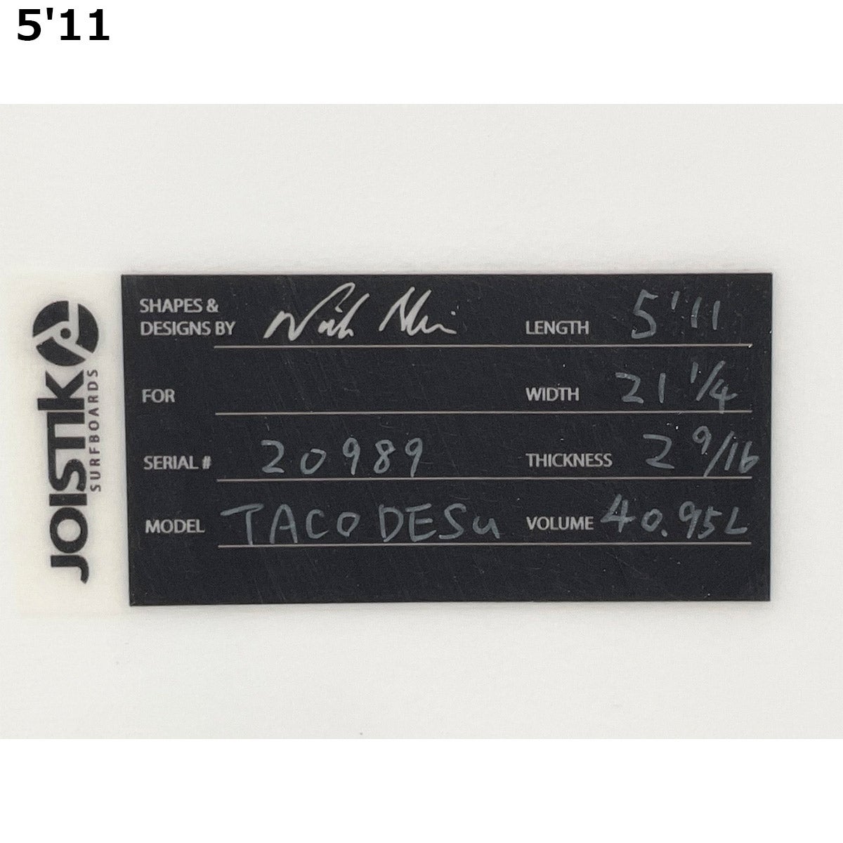 ジョイスティック JOISTIK ショートボード TACO DESU KARBO LOAD