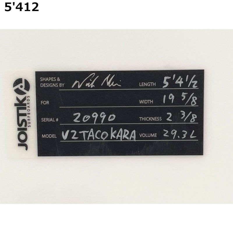 ジョイスティックJOISTIKサーフィンサーフサーフボード板ショートボードJOISTIKV2TACOKARAKARBOLOADクリアーFCS25FINNBSJPTK2026