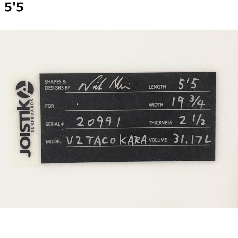 ジョイスティックJOISTIKサーフィンサーフサーフボード板ショートボードJOISTIKV2TACOKARAKARBOLOADクリアーFCS25FINNBSJPTK2026