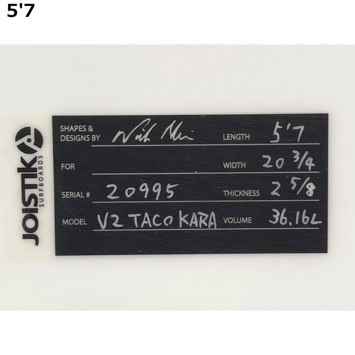 ジョイスティック JOISTIK ショートボード V2TACO KARA KARBO LOAD
