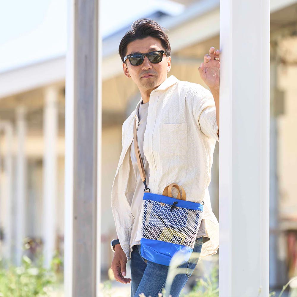オーエムシーシー OMCC ショルダーバッグ PK MESH DRAW STRING BAG OMC