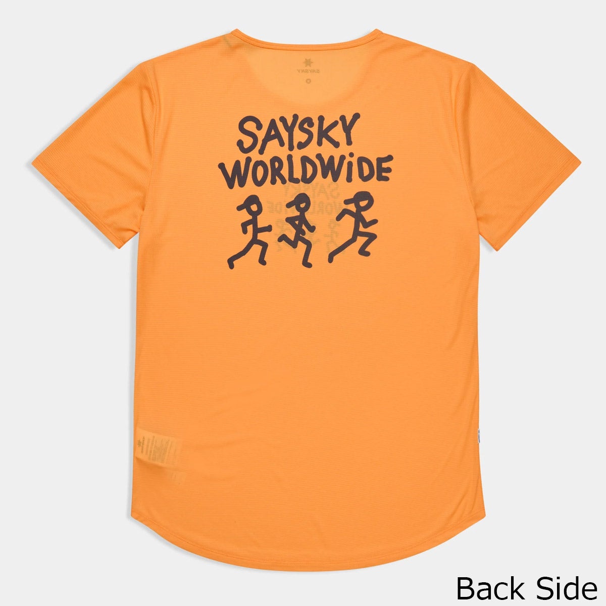 セイスカイSAYSKYランニングウェア半袖TシャツStatementFlowT-shirt-OrangeSM25027C419メンズ男性26SP春夏