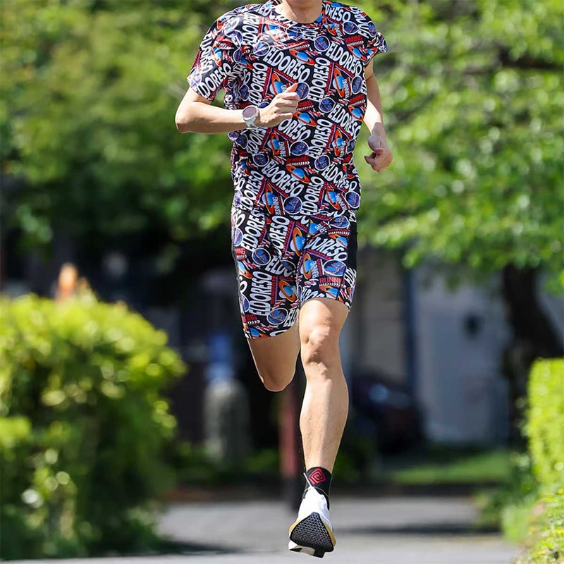 エルドレッソELDORESOランニングウェア半袖TシャツOtworiTeeE1017816メンズレディースユニセックス26SP春夏