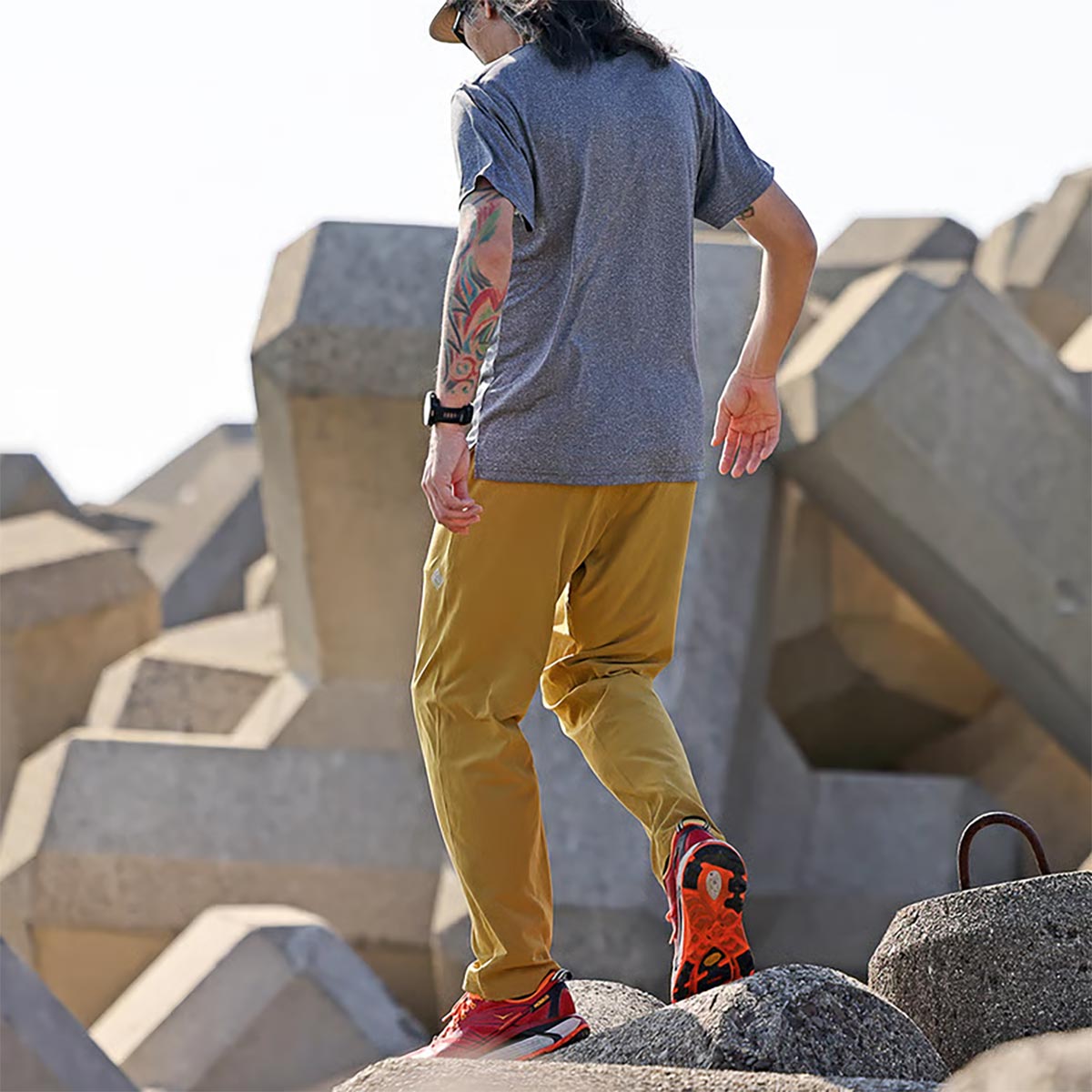 エルドレッソ　パンツLサイズ エルドレッソ ELDORESO ユニセックス Relax Pants ランニング ロング