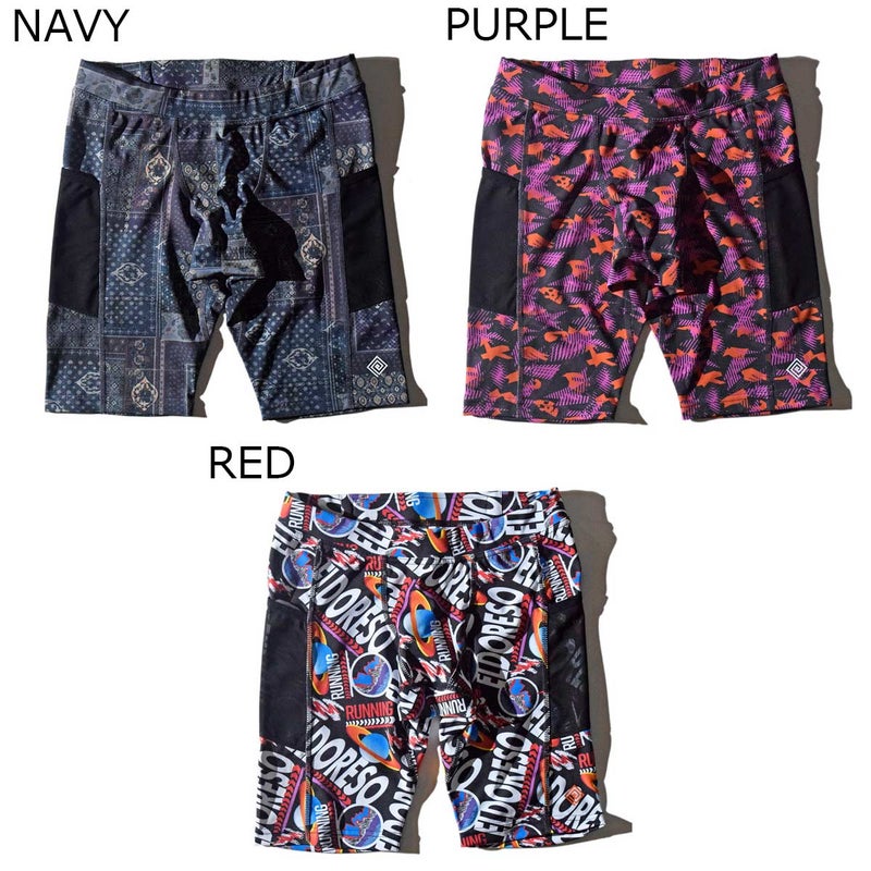 エルドレッソELDORESOランニングウェアボトムスショートハーフパンツ短パンRadcliffeMiddleSpatsE2406816メンズレディースユニセックス26SP春夏