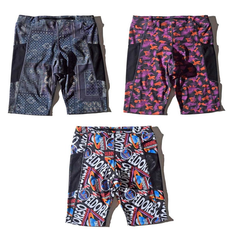 エルドレッソELDORESOランニングウェアボトムスショートハーフパンツ短パンRadcliffeMiddleSpatsE2406816メンズレディースユニセックス26SP春夏