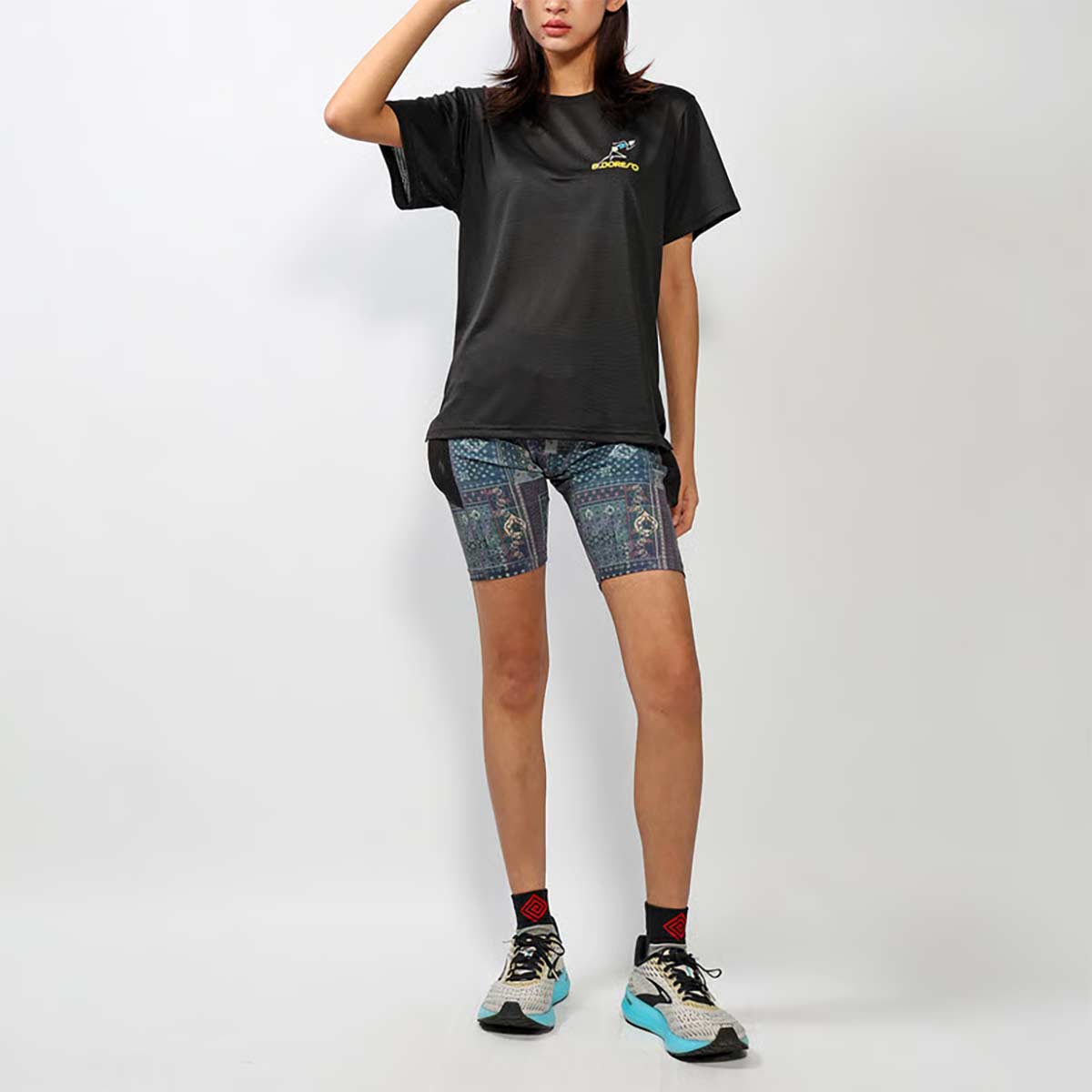 エルドレッソELDORESOランニングウェアボトムスショートハーフパンツ短パンRadcliffeMiddleSpatsE2406816メンズレディースユニセックス26SP春夏