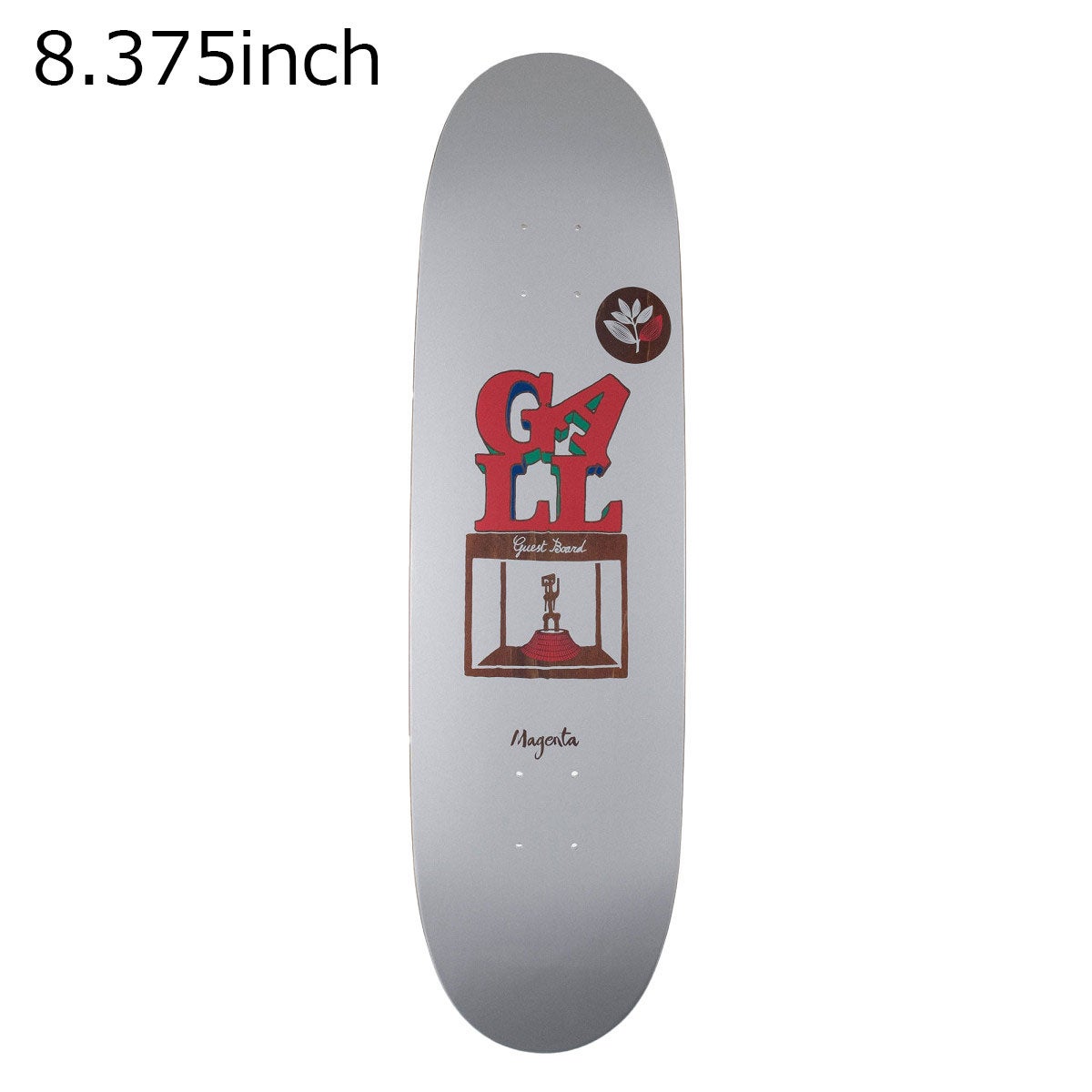 マジェンタMAGENTAスケボースケートボードデッキ板FREDGALLGUESTBOARD1993SHAPE8.37517411HI60015-1
