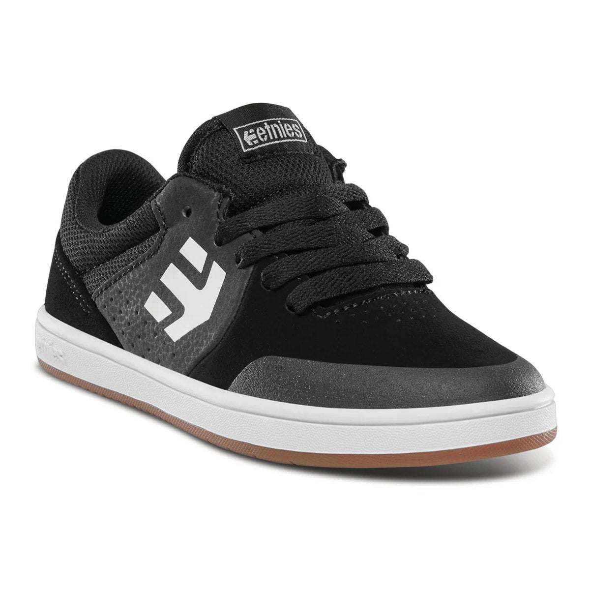 エトニーズETNIESスケボースケートボードスケシュースニーカーシューズ靴マラナMARANABLACKGUMWHITE4301000120-992ジュニアキッズ子ども男の子女の子26SU春夏