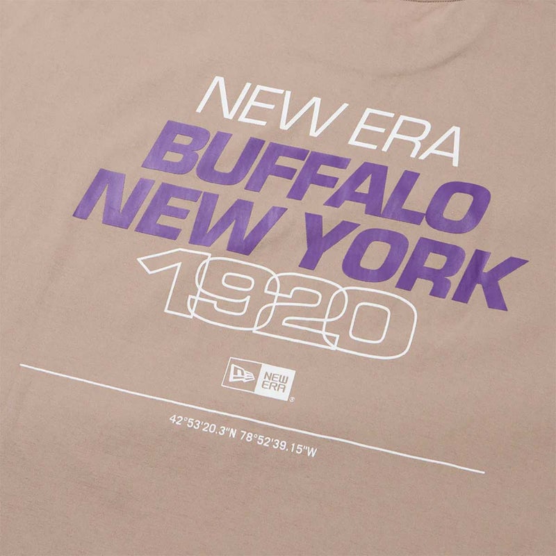 ニューエラNEWERAサーフィンサーフウェア半袖TシャツユーティリティーオーバーサイズドTシャツBuffalo.NENY1920アッシュブラウンアウトドア14774258メンズレディースユニセックス26SP春夏