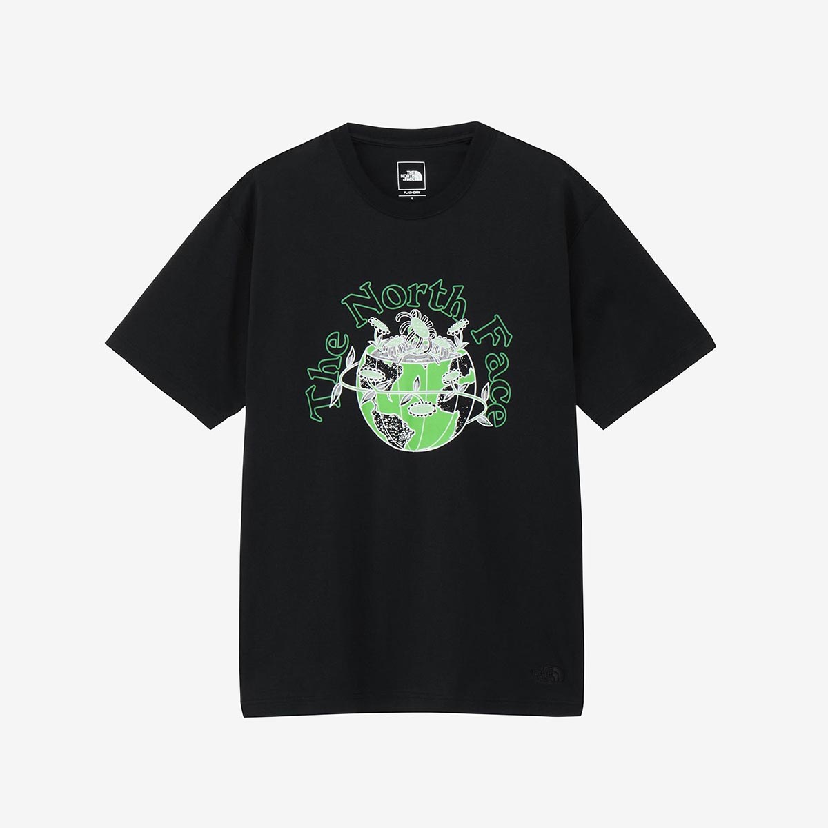 ザ・ノース・フェイスTHENORTHFACEアウトドアカジュアルウェア半袖TシャツショートスリーブグラウンドフラワーティーNT32652-Kメンズレディースユニセックス26SP春夏