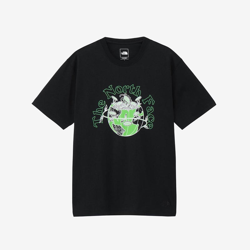 ザ・ノース・フェイスTHENORTHFACEアウトドアカジュアルウェア半袖TシャツショートスリーブグラウンドフラワーティーNT32652-Kメンズレディースユニセックス26SP春夏