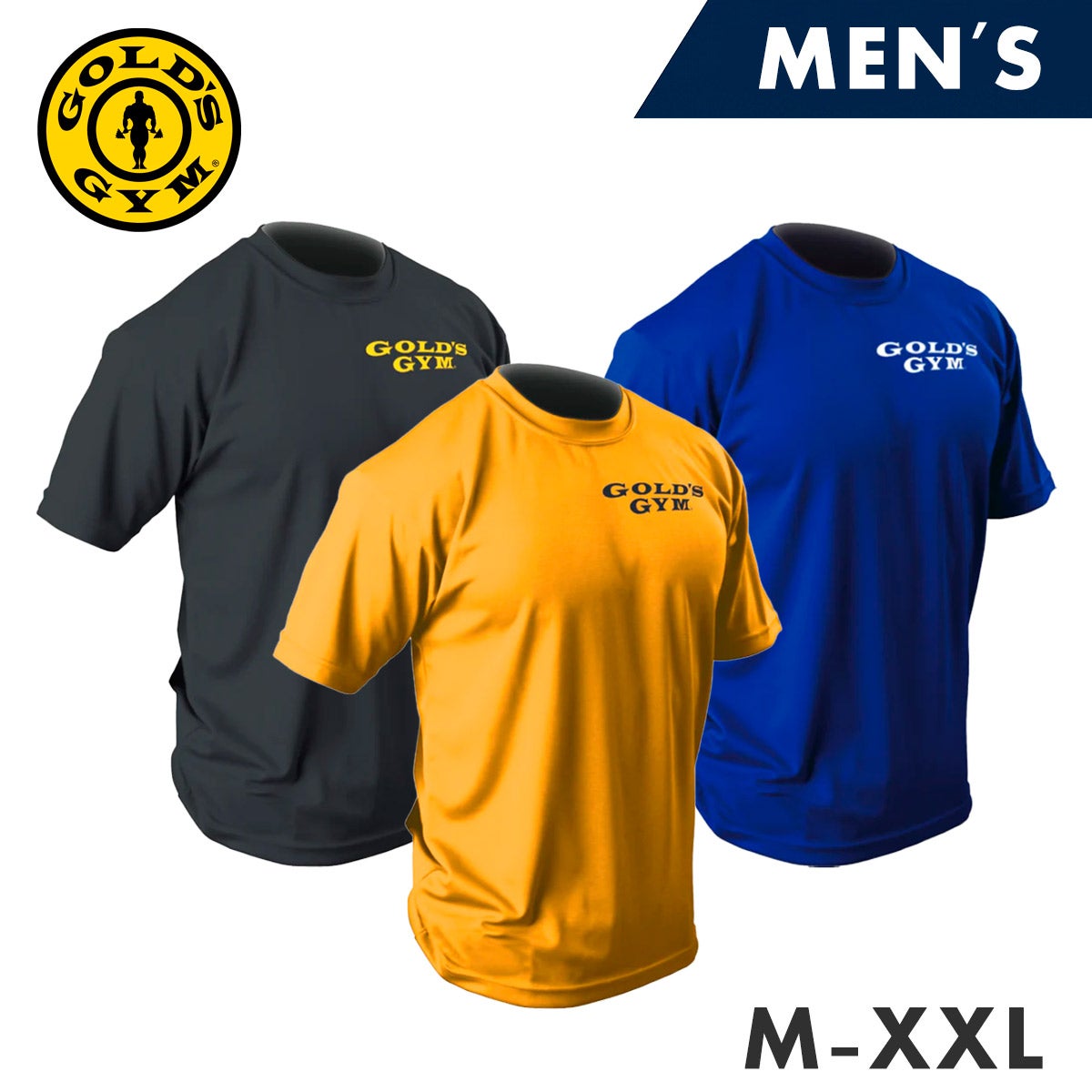 ゴールドジムGGPEXゴールズドライTスタックラインG2262スポーツウェアメンズ