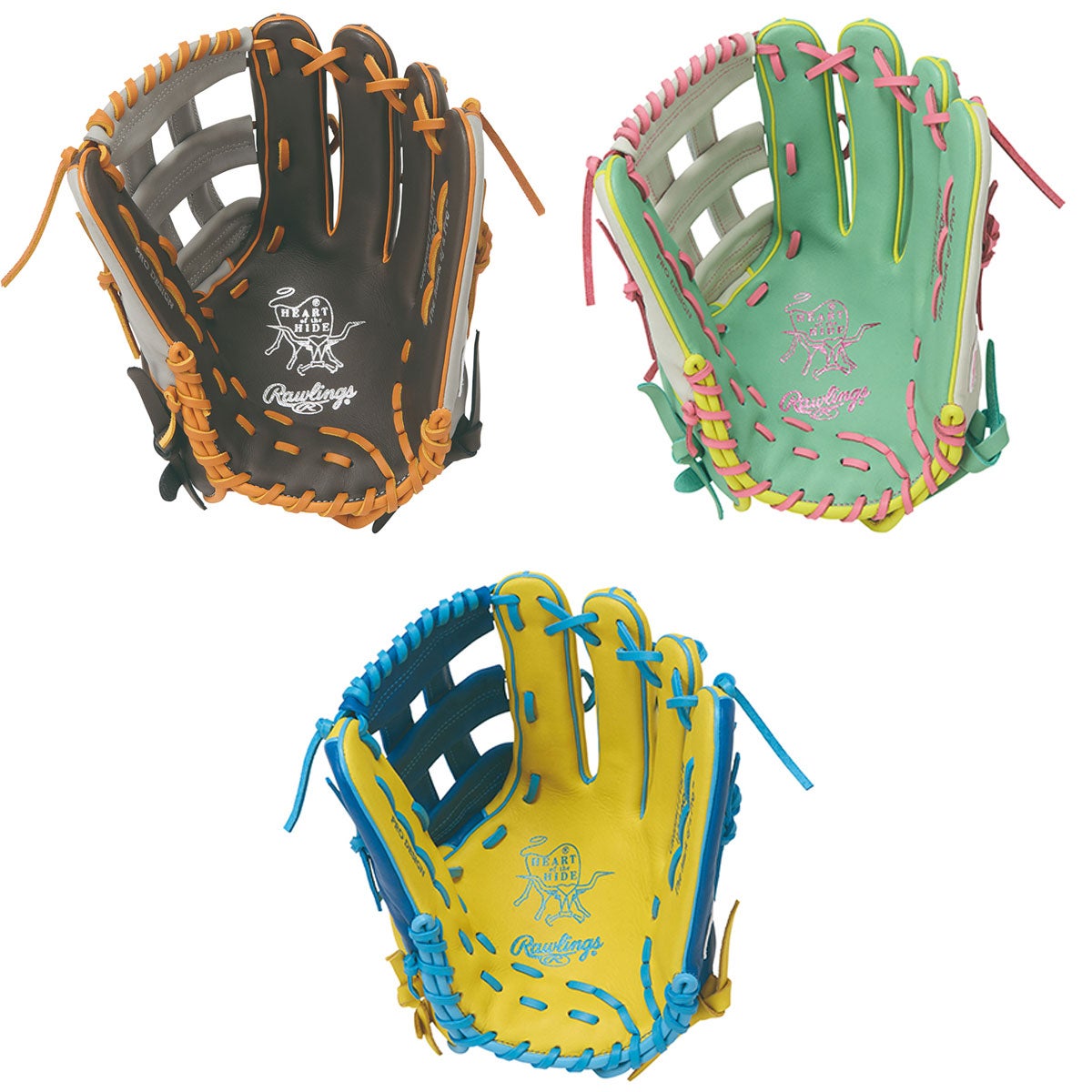 ローリングスRawlingsベースボール野球ソフトボールグラブミットグローブ軟式HOHMLBCOLORSYNC外野手用GR6HMY795FW26SP春夏