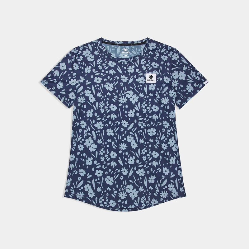 セイスカイSAYSKYランニングウェア半袖TシャツWFlowerCombatT-ShirtSW25010C1065レディース女性26SP春夏