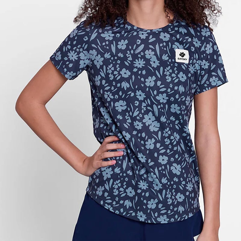 セイスカイSAYSKYランニングウェア半袖TシャツWFlowerCombatT-ShirtSW25010C1065レディース女性26SP春夏
