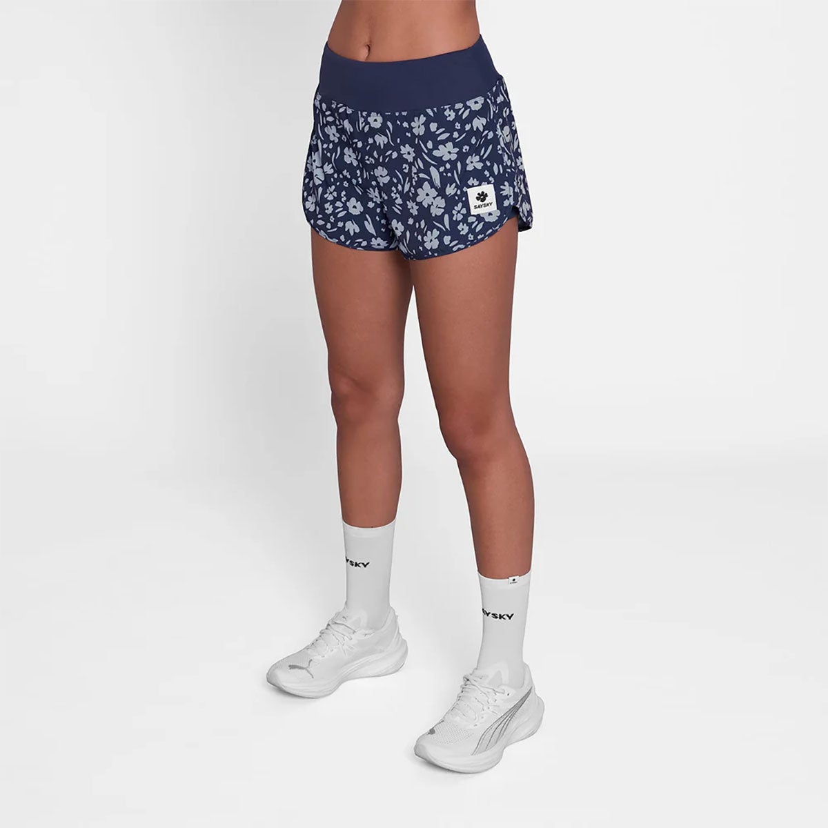 セイスカイSAYSKYランニングウェアボトムスショートハーフパンツ短パンWFlowerPaceShorts3inchSW40004C1065レディース女性26SP春夏