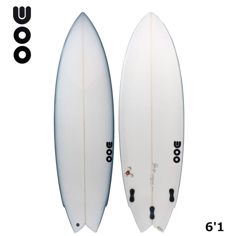 マイクウーMIKEWOOサーフィンサーフサーフボード板IONTWINLARGE6.1FCS2USCTFOAMトライフィン2606MWSP