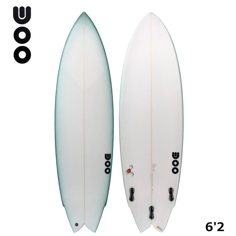 マイクウーMIKEWOOサーフィンサーフサーフボード板IONTWINLARGE6.2FCS2USCTFOAMトライフィン2607MWSP