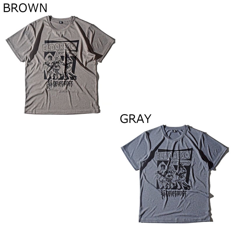 エルドレッソELDORESOランニングウェア半袖TシャツResistanceTeeE1018716メンズレディースユニセックス26SP春夏