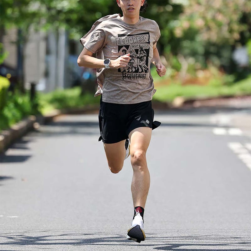 エルドレッソELDORESOランニングウェア半袖TシャツResistanceTeeE1018716メンズレディースユニセックス26SP春夏