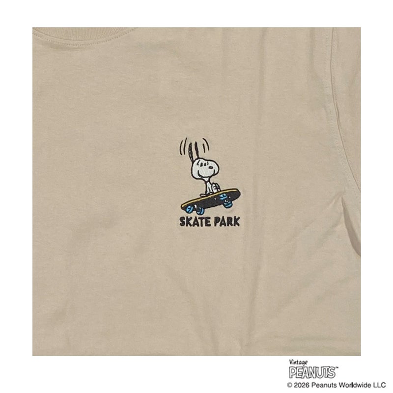 BENEFITベネフィットサーフィンサーフウェア半袖TシャツPEANUTS20/-天竺S/S刺繍TEE262AN1ST664メンズ男性26SP春夏