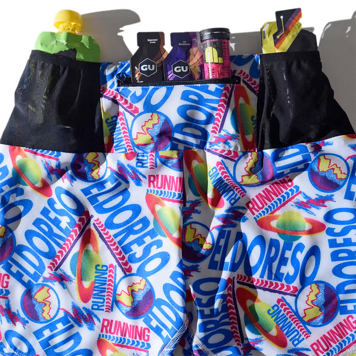 エルドレッソELDORESOランニングウェアボトムスショートハーフパンツ短パンNderebaBuggyShortsE2112416メンズレディースユニセックス26SP春夏